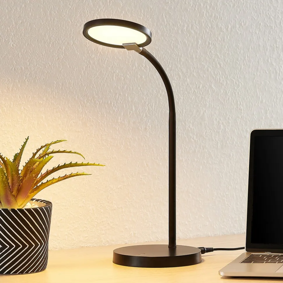 Lindby Binera LED-bordlampe med 3-trins dæmper