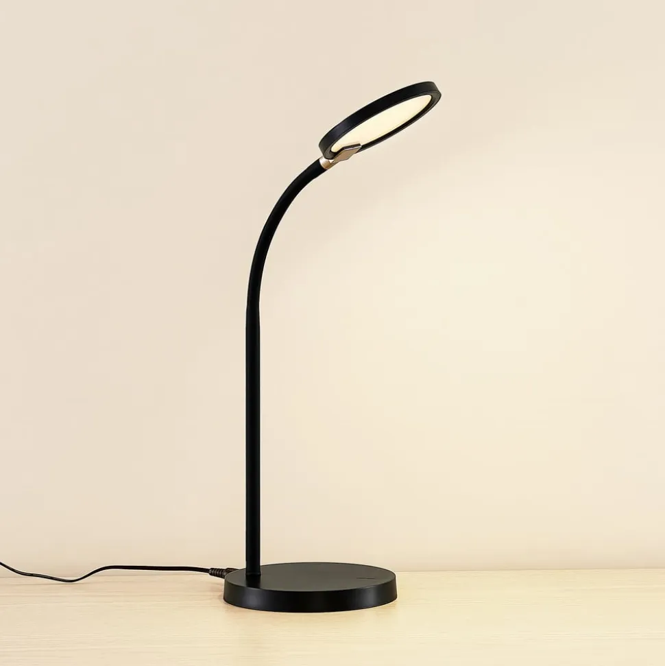 Lindby Binera LED-bordlampe med 3-trins dæmper