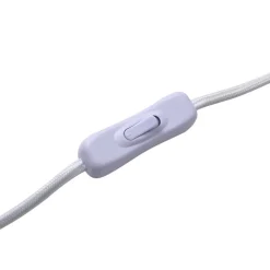 Lindby bordlampe Aelith, Ø 30 cm, hvid, keramik, E27