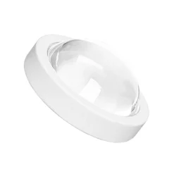 Lindby bordlampe Jyla, hvid, linse, 4200K, GX53, jern