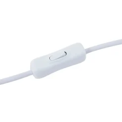 Lindby bordlampe Kerimi, keramik, cremefarvet