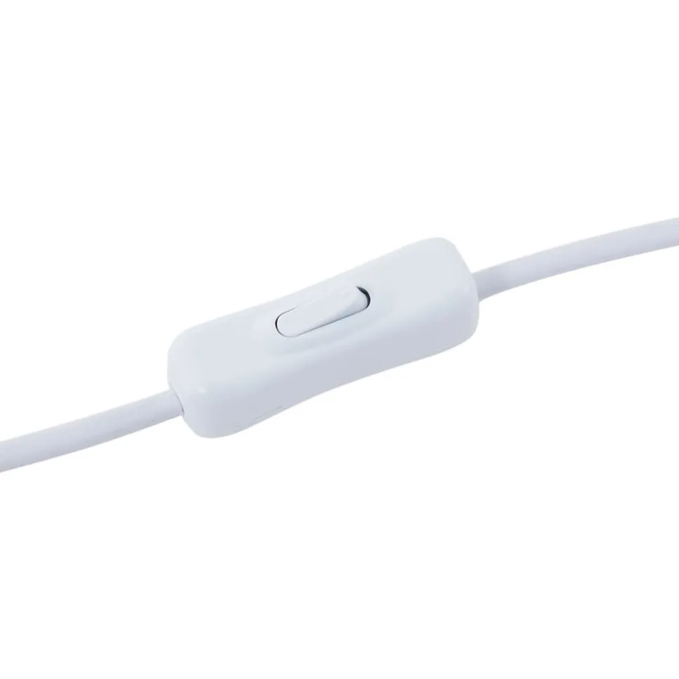 Lindby bordlampe Kerimi, keramik, cremefarvet