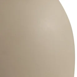 Lindby bordlampe Lennes, beige, glas, Ø 20 cm