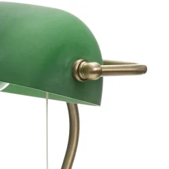 Lindby bordlampe Milenka, bronze, højde 38 cm, metal