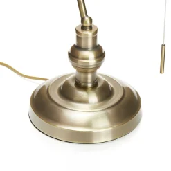 Lindby bordlampe Milenka, bronze, højde 38 cm, metal