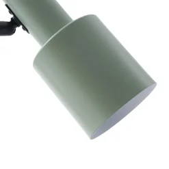 Lindby bordlampe Ovelia, grøn/sort, metal, E27