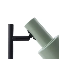 Lindby bordlampe Ovelia, grøn/sort, metal, E27