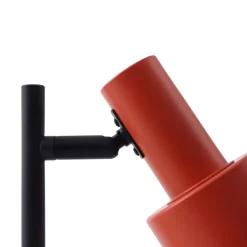 Lindby bordlampe Ovelia, orange/sort, metal, E27