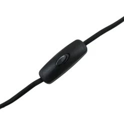 Lindby bordlampe Raisa, rustfarvet, metal, lygte, E14