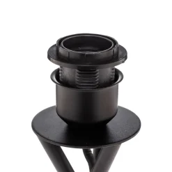 Lindby bordlampe Soula, Ø 26 cm, beige, plast, E27