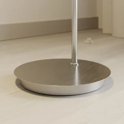 Lindby buelampe Cynthia, nikkelfarvet, glas, 140 cm, E27