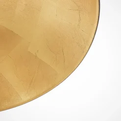 Lindby buelampe Emilienne, sort, guldfarvet, 180 cm