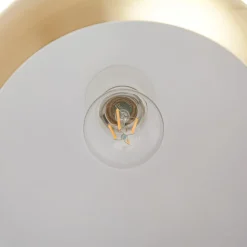 Lindby buelampe Moisia, messingfarvet, metal, 148 cm