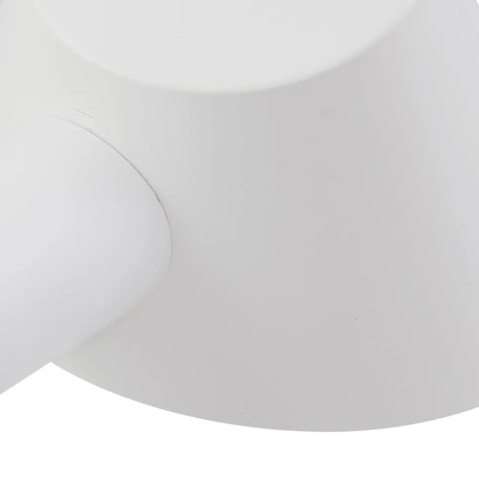 Lindby Corali bordlampe, hvid, metal, højde 64 cm