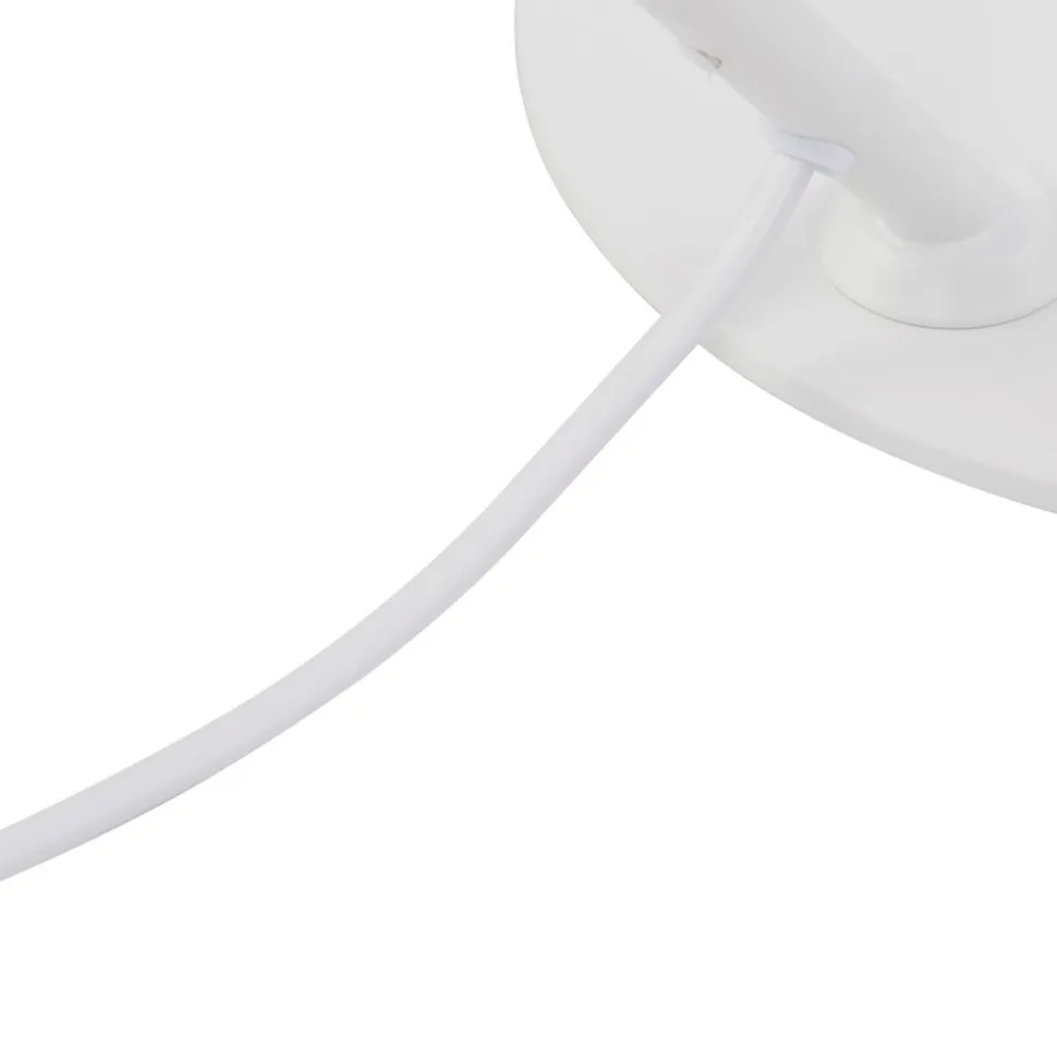 Lindby Corali bordlampe, hvid, metal, højde 64 cm