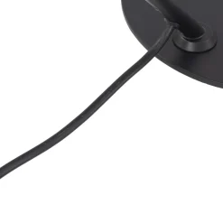 Lindby Corali bordlampe, sort, metal, højde 64 cm