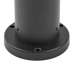 Lindby Dangan sokkellampe, hvid, højde 60 cm, glas, metal