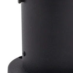 Lindby Dangan sokkellampe, hvid, højde 32 cm, glas, metal