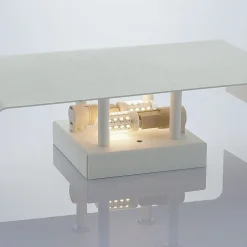 Lindby Dilip væglampe af stål, hvid