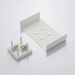 Lindby Dilip væglampe af stål, hvid