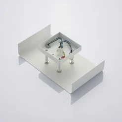 Lindby Dilip væglampe af stål, hvid