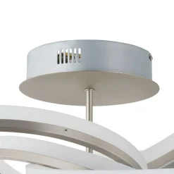 Lindby Divalis LED-loftlampe, stepdim, nikkel