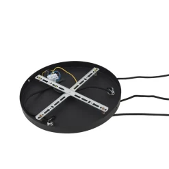 Lindby Doroteo hængelampe, 3 lyskilder, grøn/amber/grå, glas