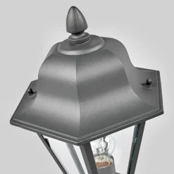 Lindby Edana sokkellampe, 52 cm, antracit, E27, IP44