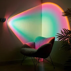 Lindby Edonita LED-væglampe med effektlys