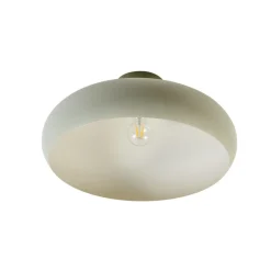 Lindby Elover loftlampe, lysegrøn, Ø 45 cm, jern