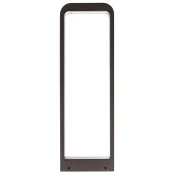 Lindby Emima LED-gadelampe, 60 cm, antracit, aluminium