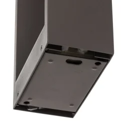 Lindby Emima LED-gadelampe, 60 cm, antracit, aluminium