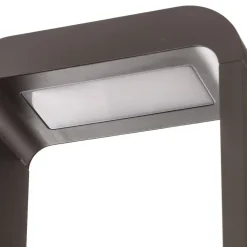 Lindby Emima LED-gadelampe, 60 cm, antracit, aluminium