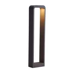Lindby Emima LED-gadelampe, 80 cm, antracit, aluminium