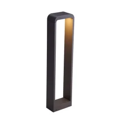 Lindby Emima LED-gadelampe, 80 cm, antracit, aluminium