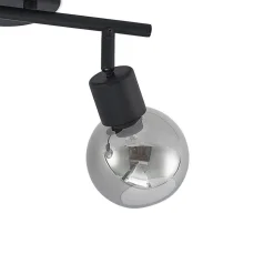 Lindby Eridia loftspot, sort, 2 lyskilder