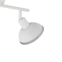 Lindby Erin loftspot, hvid, 2-lys, 31,5 cm, glas