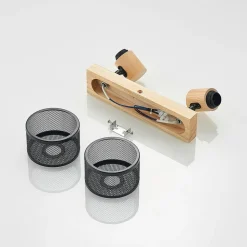 Lindby Evinora loftspot af træ, 2 lyskilder