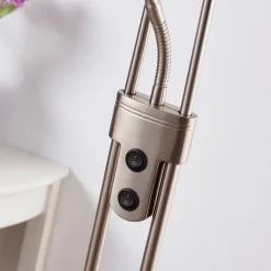 Lindby Felicia uplight med læselampe, nikkel