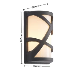 Lindby Femani udendørs væglampe