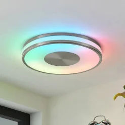 Lindby Fjella LED-loftlampe RGB-CCT-farveskifter
