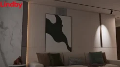 Lindby fjernbetjening Lumaro, hvid, længde 14 cm