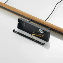 Lindby Flurin hængelampe, 3 lyskilder, 107 cm, sort, metal