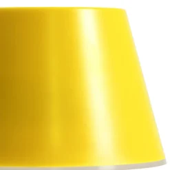 Lindby genopladelig LED-lampe Gaja, gul, USB, IP44, RGBW, dæmpbar