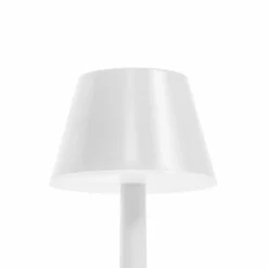 Lindby genopladelig LED-lampe Gaja, hvid, USB, IP44, RGBW, dæmpbar