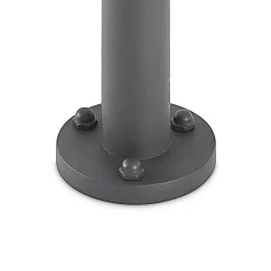 Lindby Giavanna vejlampe, 80 cm, antracit, IP44, E27