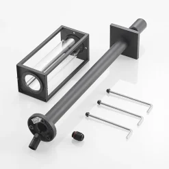 Lindby Giavanna vejlampe, 80 cm, antracit, IP44, E27