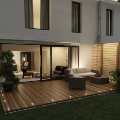 Lindby Gracelle LED nedgravningsspot, 3 stk, rundt