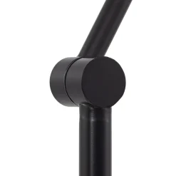 Lindby gulvlampe Corali, sort, metal, højde 176,5 cm