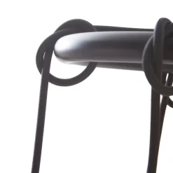 Lindby gulvlampe Elira, sort, metal, 150 cm høj, E27